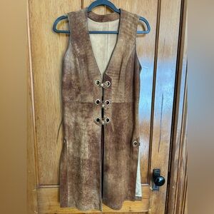 Brown Suede Vest